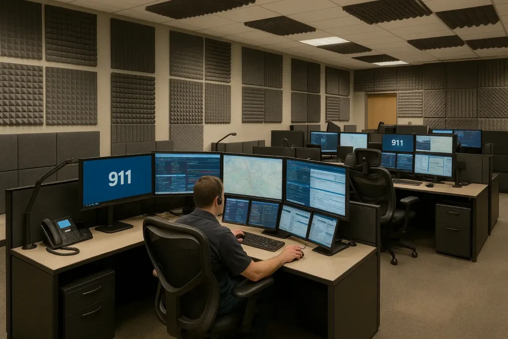 Noise Control and Acoustic Design in a 911 Dispatch Center